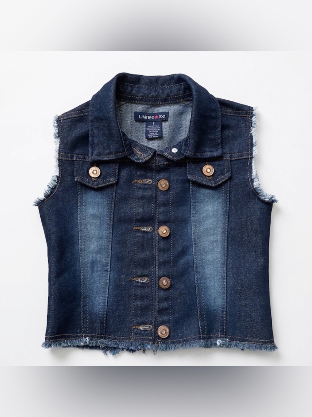 Limited Too | Blue Jean Vest | 6